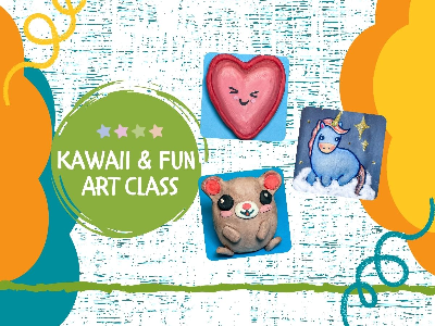 Kidcreate Studio - Johns Creek. Kawaii and Fun Art Class- Weekly Class (4-9 Years)